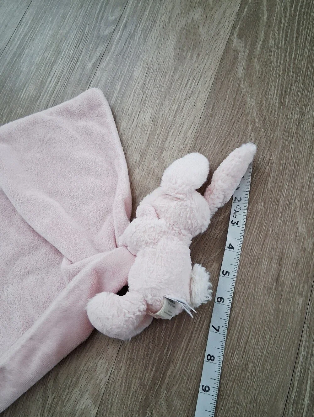 Jellycat Bashful Pink Bunny Soother Baby Lovey Security Blanket Plush